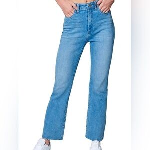 BLANKNYC The Varick Kick Flare Jeans Size 29 High Rise Light Blue Wash